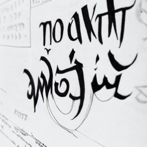 AI image generated of A black pen drawing of the word Motiwal.