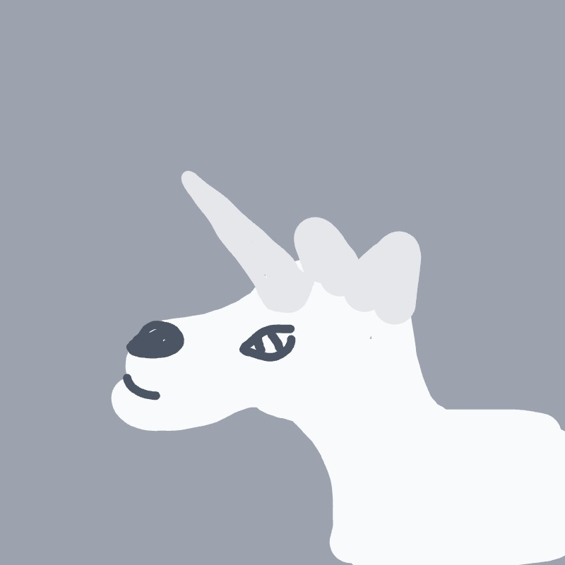 A%20minimalist%20white%20unicorn%20head%20in%20profile%20with%20a%20single%20horn%20against%20a%20muted%20gray%20background.