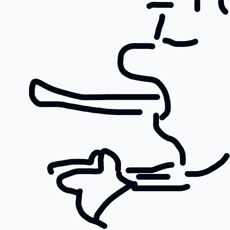 A%20minimalist%20line%20drawing%20of%20a%20person%20sitting%20with%20a%20curved%20torso%20and%20an%20extended%20leg.