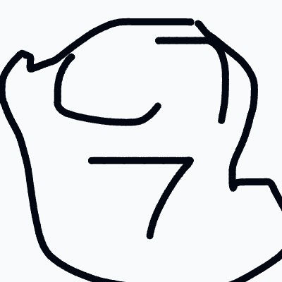 An%20abstract%2C%20blob-like%20shape%20with%20a%20bold%2C%20seven-shaped%20line%20inside.