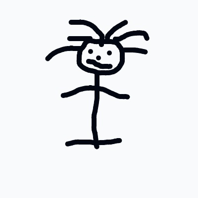 A%20childlike%20stick-figure%20drawing%20of%20a%20person%20with%20a%20round%20head%2C%20spiky%20hair%2C%20two%20eyes%20and%20a%20mouth%2C%20a%20long%20body%2C%20and%20outstretched%20arms%20and%20legs.